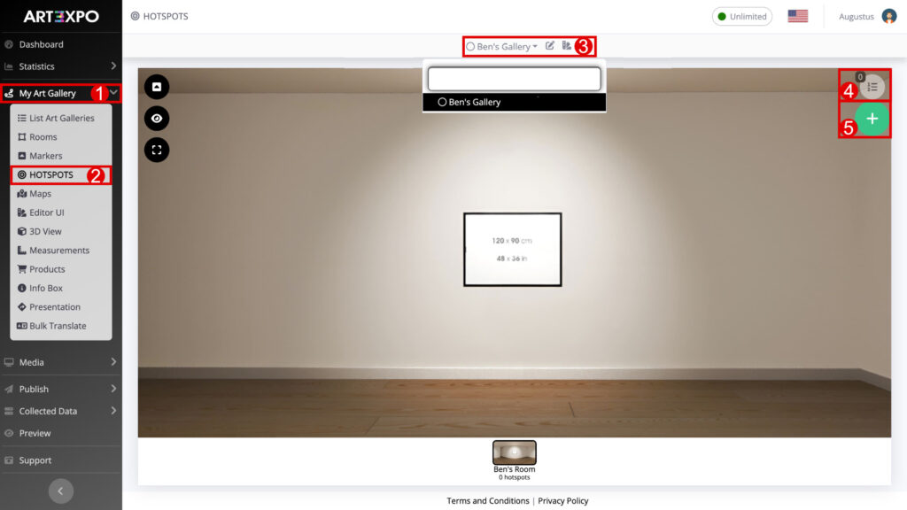 ART3XPO-1UserGuide-Hotspot-CreateHotspot