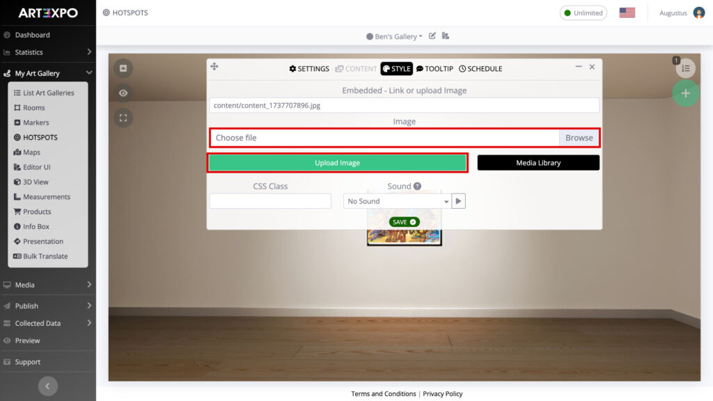 ART3XPO-7UserGuide-Hotspot-StyleTab