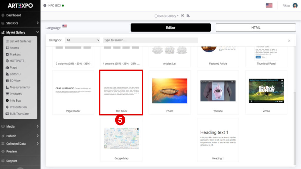 4-ART3XPO-How-To-Art-Gallery-InfoBox-Textblock
