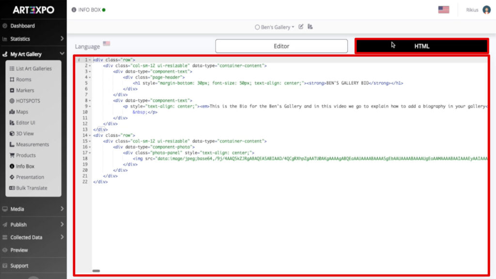7-ART3XPO-How-To-Art-Gallery-InfoBox-HTML