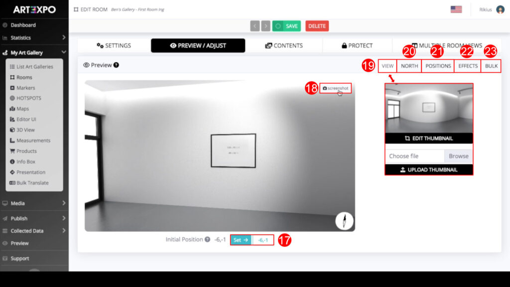 8-ART3XPO-How-To-Art-Gallery-CreazioneStanza-Screenshot Icon