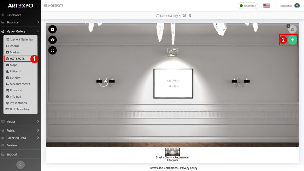 ART3XPO-3UserGuide-CreateHotspot