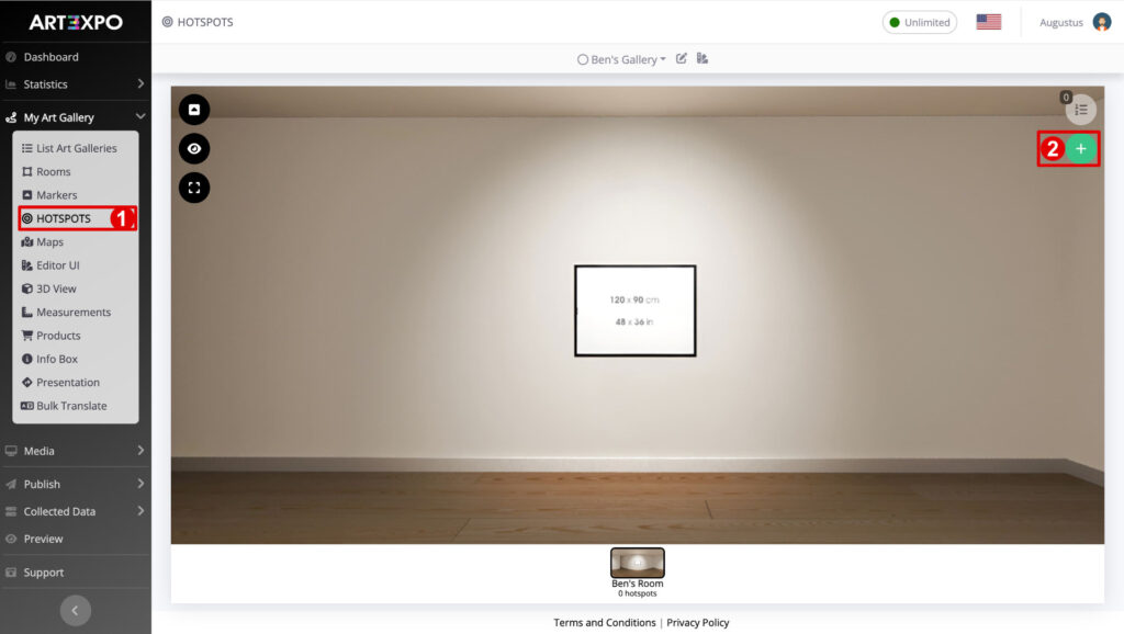 ART3XPO-ArtGallery-6UserGuide-MyFirstGallery-CreateHotspot